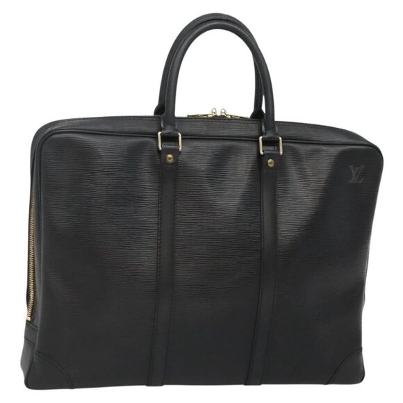 LOUIS VUITTON Epi Porte Documents Voyage Business Bag Black M54472 Auth ep9874 - Picture 1 of 16